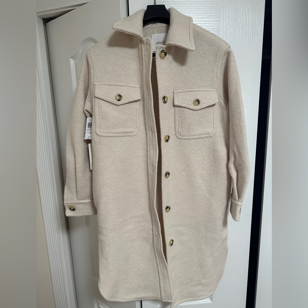 Wilfred Ganna Long Shirt Jacket